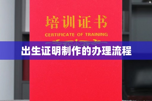 召陵出生证明制作的办理流程